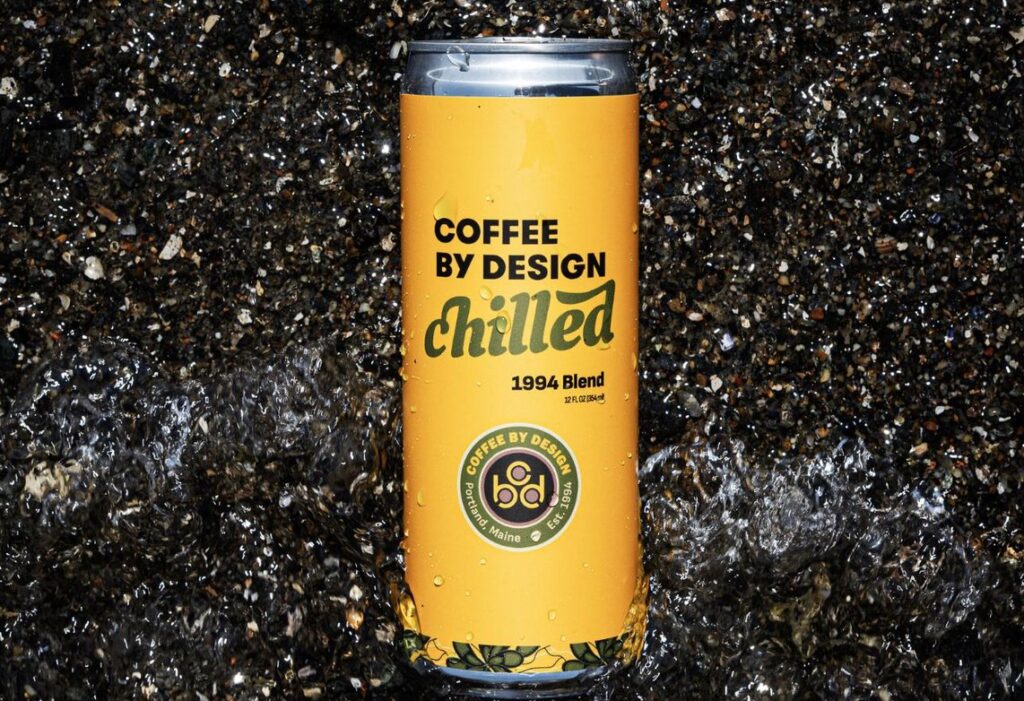 Coffee By Design Chilled can. Photo Credit: Coffee By Design