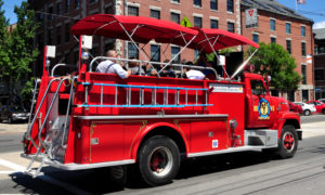 Tour in City. Photo Provided by Portland Fire Engine Co