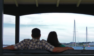 On Train. Photo Provided by Maine Narrow Gauge Railroad Company & Museum: