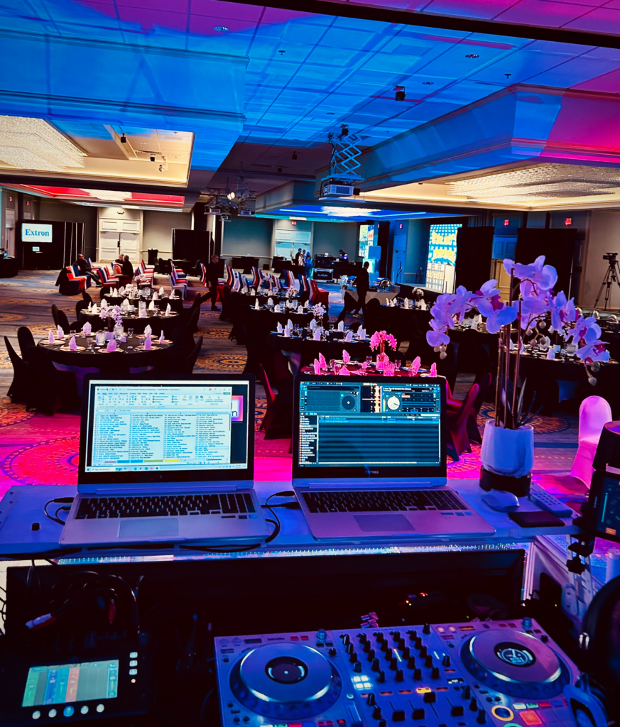 Audio at an Event. Photo Provided by Headlight Audio Visual, Inc. Audio at an Event. Photo Provided by Headlight Audio Visual, Inc.