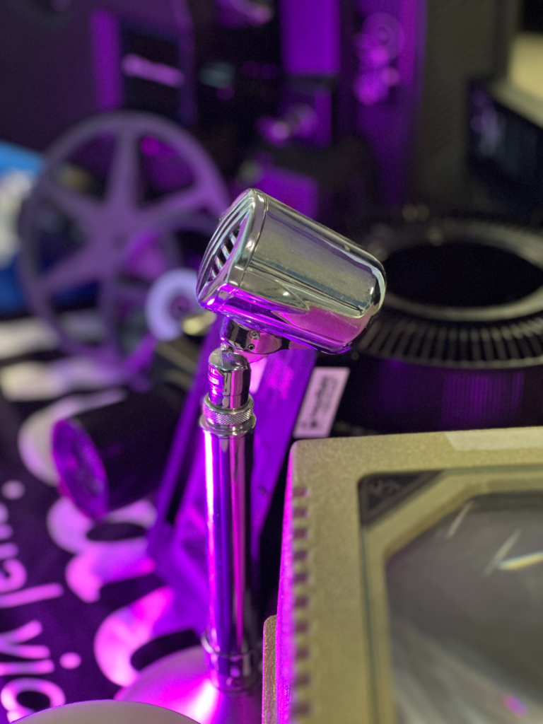 Microphone. Photo Provided by Headlight Audio Visual, Inc. Microphone. Photo Provided by Headlight Audio Visual, Inc.