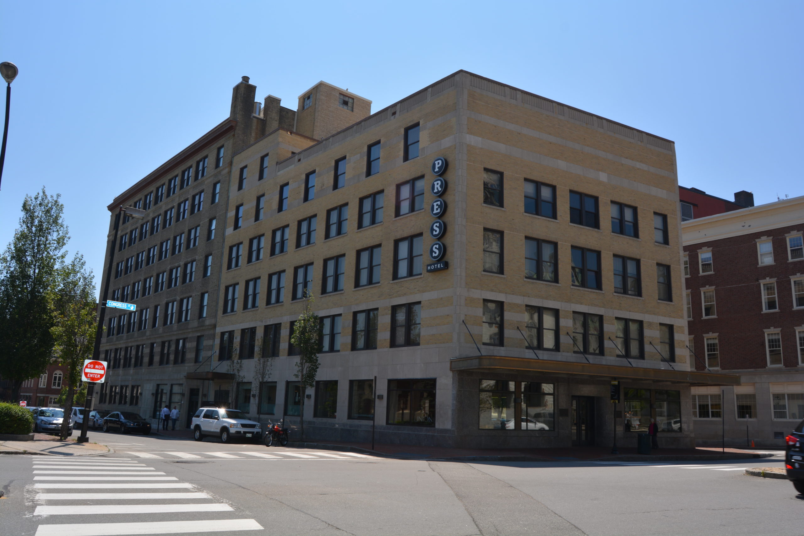 Press Hotel Exterior, Photo Credit: Emily Biz Pics via Press Hotel