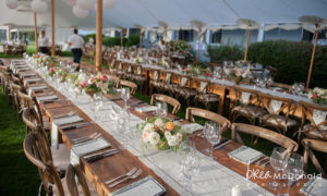 Decorative Tables. Photo Provided by One Stop Event Rentals