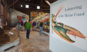 Lobstering Exhibit. Photo Provided by Maine Maritime Museum