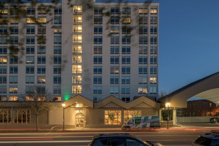 Holiday Inn Exterior. Photo Credit: Peter G. Morneau