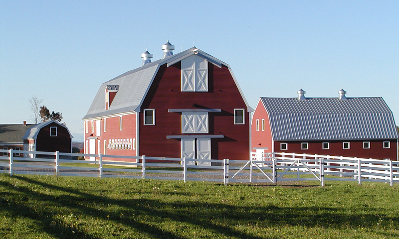 Red Barns. Photo Provided by Pineland Farms