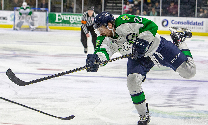 Hockey Player. Photo Provided by Maine Mariners