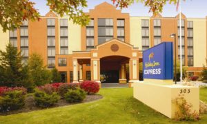 Exterior. Photo Provided by Holiday Inn Express Hotel & Suites South Portland
