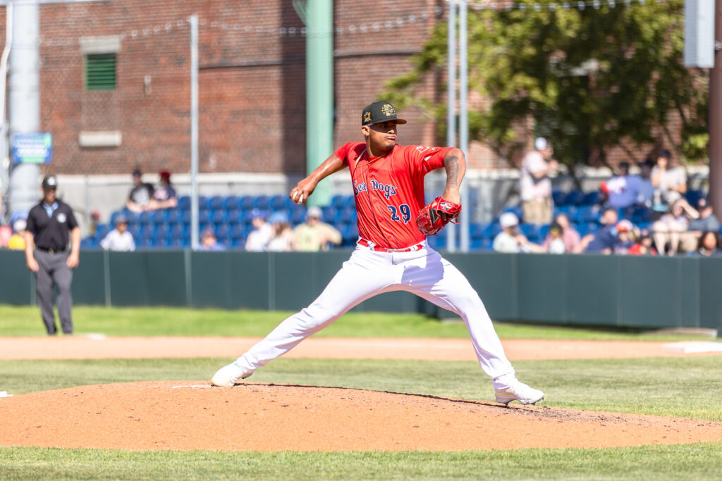 Portland Sea Dogs Player. Photo by Jamie Fiedorek/ Portland Sea Dogs