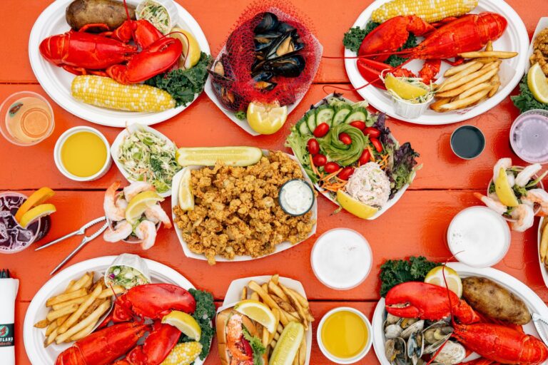 Food at Portland Lobster Company. Photo Credit: Jamie Mercurio Photography