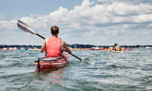 Kayaking. Photo Provided by Portland Paddle