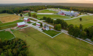 Sky shot of Pineland. Photo Provided by Pineland Farms