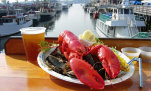 Lobster and Beer by the Water. Photo Provided by Portland Lobster Company