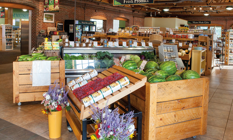 Marketplace. Photo Provided by Pineland Farms