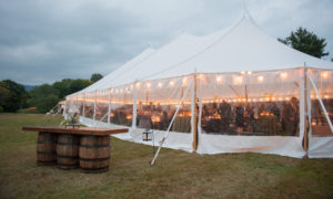 Tented Event. Photo Provided by One Stop Event Rentals