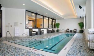 Indoor Pool. Photo Provided by Hilton Garden Inn Portland Downtown Waterfront