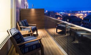 Balcony. Photo Provided by Hyatt Place Portland Old Port