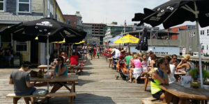 Outdoor Seating. Photo Provided by Porthole Restaurant & Pub