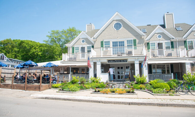 Inn on Peaks Exterior. Photo Provided by Inn on Peaks Island
