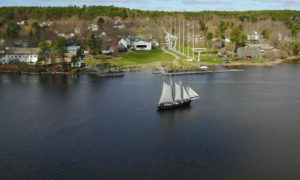 Sailboat. Photo Provided by Maine Maritime Museum