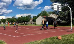 Outdoor basketball court. Photo Provided by Greater Portland Council of Governments