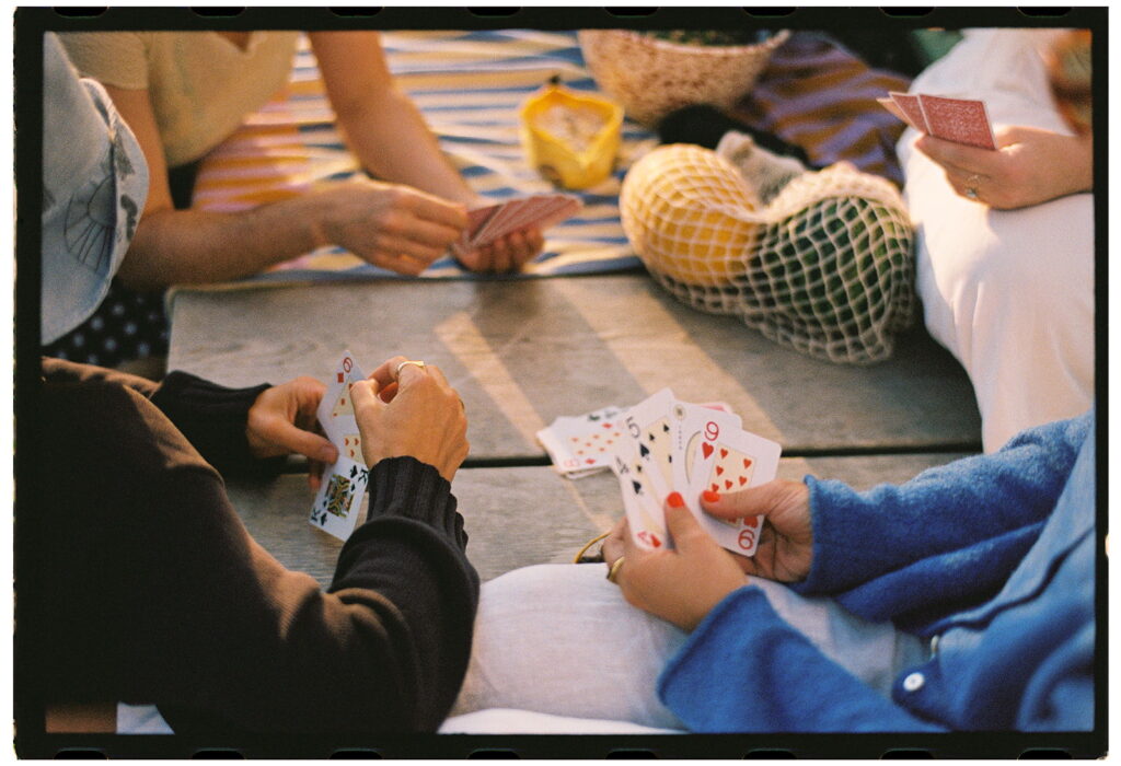 Playing Cards on the Frances. Photo Credit: Megan Jones