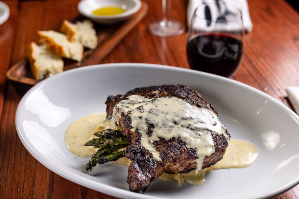 Ribeye at The Grill Room. Photo Credit: Anthony DiBiase Photography Ribeye at The Grill Room. Photo Credit: Anthony DiBiase Photography