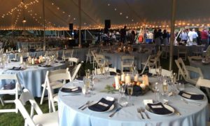 Wedding Reception. Photo Provided by Maine Camp Experience