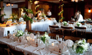 Wedding Reception. Photo Provided by Migis Lodge on Sebago Lake