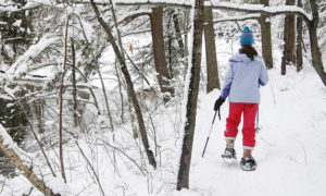 Snowshoeing. Photo Provided by Pineland Farms