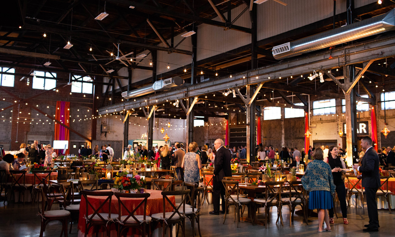 Event Space. Photo Provided by Brick South at Thompson's Point