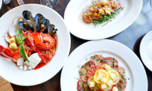 Seafood. Photo Provided by Azure Cafe