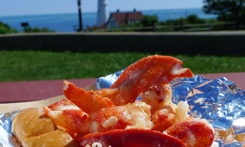 Lobster roll. Photo Provided by Bite Into Maine