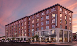 Exterior. Photo Provided by Courtyard by Marriott Portland Downtown Waterfront