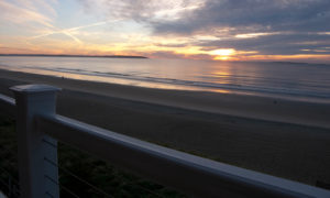Beach sunset. Photo Provided by Alouette Beach Resort