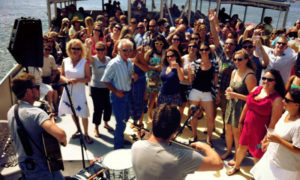Live Music and People on Boat. Photo Provided by Casablanca Cruises