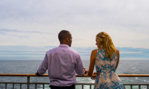 On the ferry. Photo Provided by Bay Ferries - The CAT