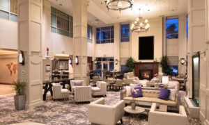 Hotel Lobby. Photo Provided by Embassy Suites by Hilton