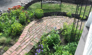 Brick Walkway. Photo Provided by Fleetwood House Bed and Breakfast