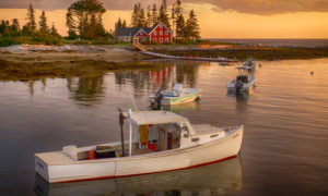 Boat. Photo Provided by Experience Maine