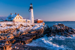 Cape Elizabeth, Maine: Visit Maine's famous lighthouse named Portland Head Light.