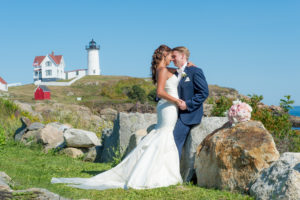 Wedding Couple at Lighthouse. Photo Credit: Artifact Images