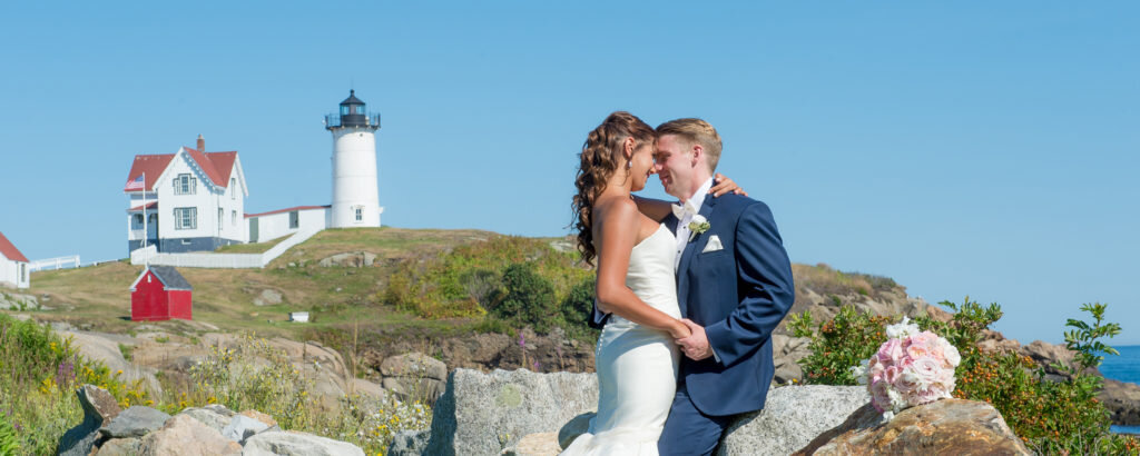 Lighthouse with Couple in Front, Photo Credit: Artifact Images