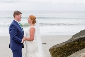 Couple on Beach. Photo credited to Rene Roy Photography