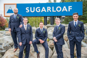Wedding Party in front of Sugarloaf Sign. Photo Credit: Garrick Dixon
