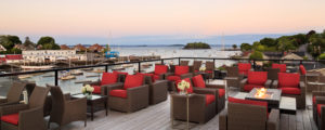 Rooftop bar in Camden Maine, Photo Courtesy of: 16 Bay View