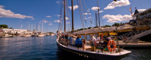 Tall Ships in Camden Harbor, Photo From Camden Windjammer Fest
