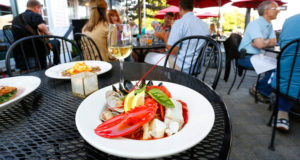 Outdoor Dining at Azure Cafe. Photo Provided by Visit Freeport