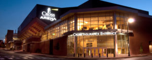 Outdoor Shot of Cross Insurance Arena, Photo Courtesy of Cross Insurance Arena