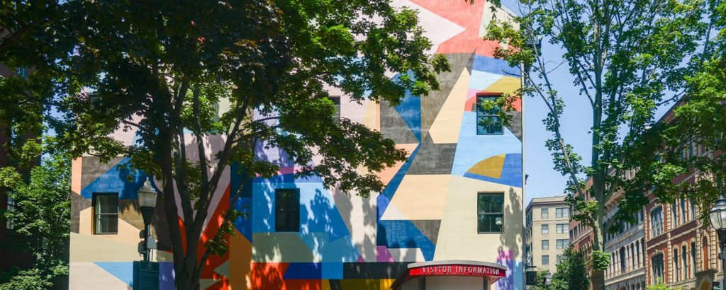 Colorful Wall Mural in Tommy's Park, Photo Credit: Corey Templeton